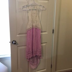 Beachy crochet top dress